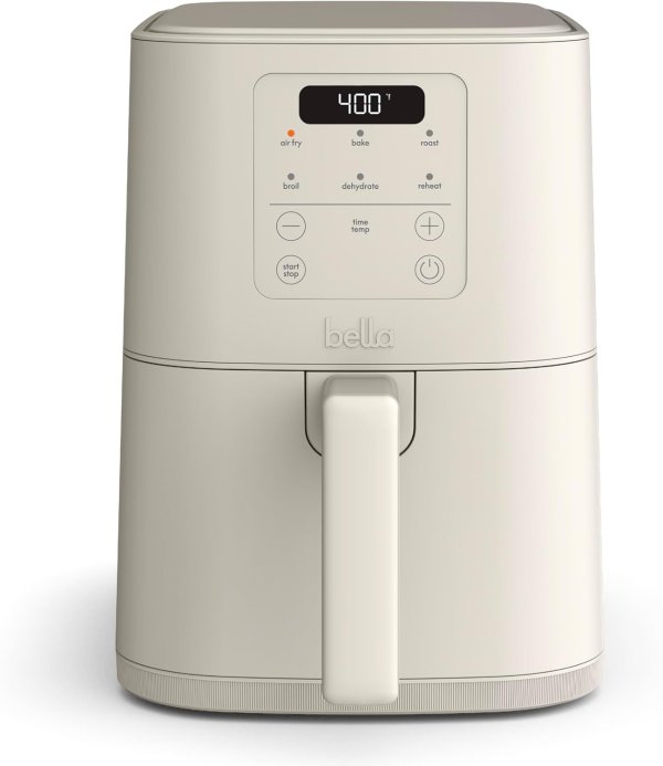 4Qt Air Fryer Ceramic Coating Oatmilk