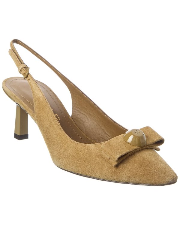 Ferragamo Karine Suede Slingback Pump