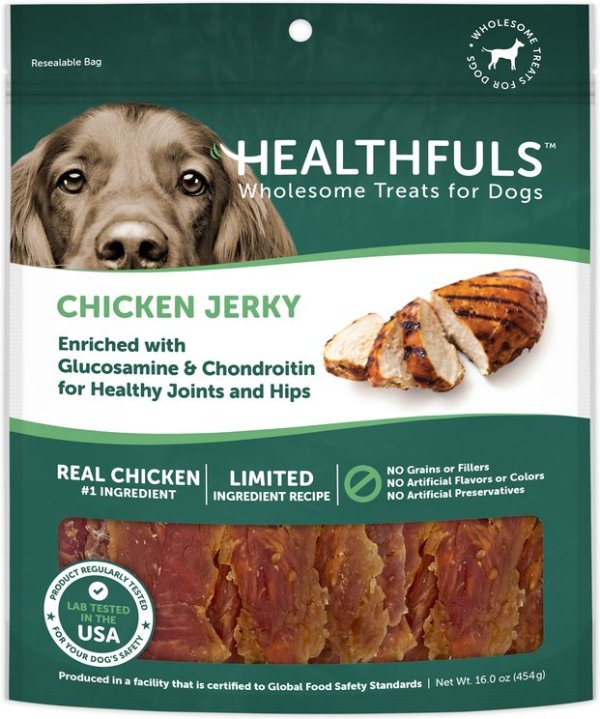 Healthfuls Chicken Jerky Dog Treats 16oz