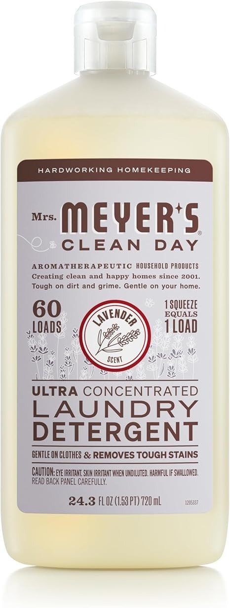 MRS. MEYER'S CLEAN DAY Ultra Concentrated Laundry Detergent Lavender 24.3 fl oz