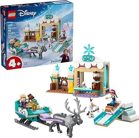 LEGO 43256 冰雪奇缘安娜雪橇玩具