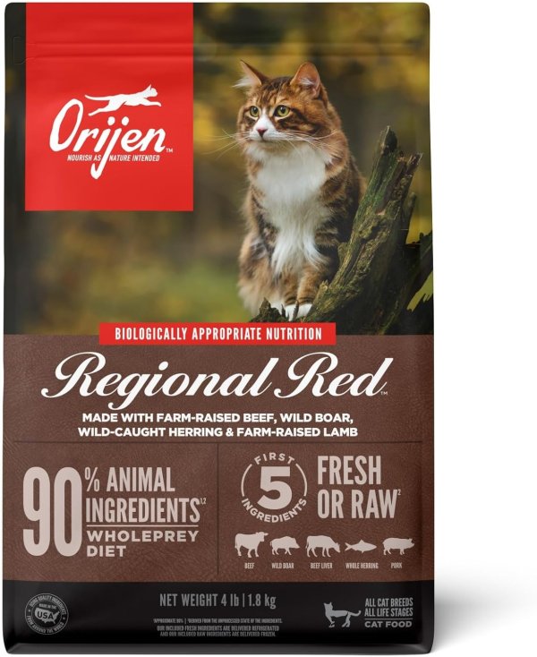 ® Dry Cat Food, Grain Free, Premium, High Protein, Fresh & Raw Animal Ingredients