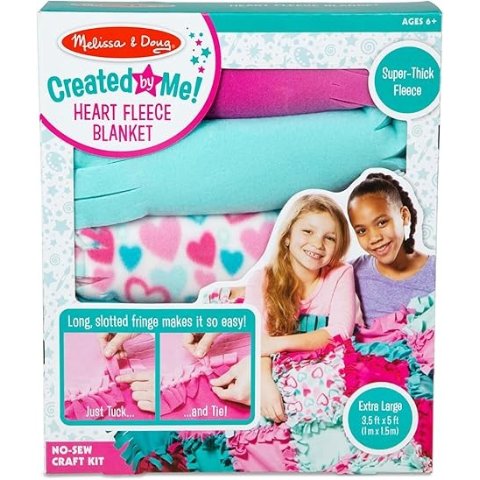 Melissa & Doug Fleece Quilt Craft Kit Multi-Colored