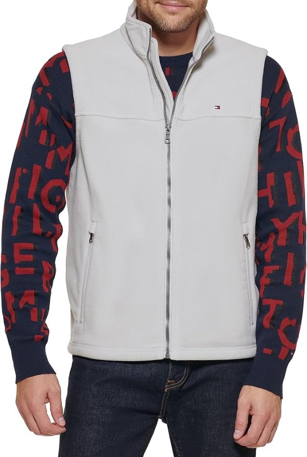 Tommy Hilfiger Men's Lightweight Polar Fleece Vest