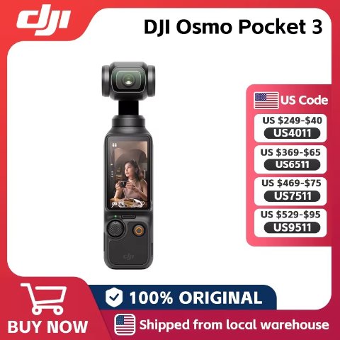  Osmo Pocket 3 4K Gimbal Camera 1-Inch CMOS