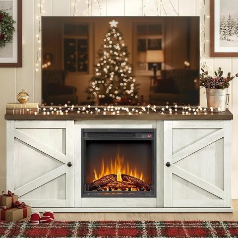 ULTV540W01 电视柜 65英寸 树桩白橡色