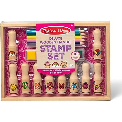 Melissa & Doug Deluxe Stamp Set 10 Stamps