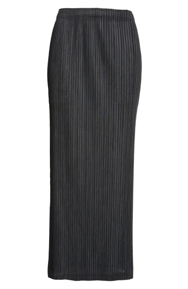 Pleated Midi Skirt