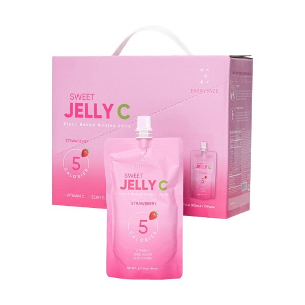 Everydaze Vitamin C Konjac Jelly, 5.07 fluid ounces x 10 packs