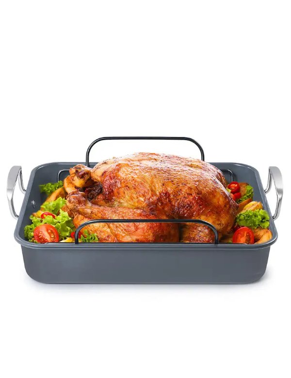 Roasting Pan Ceramic Non-Stick 24lb