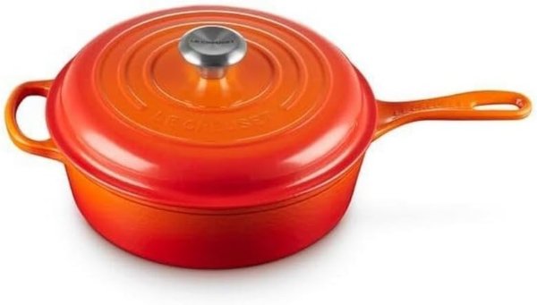 Le Creuset Signature Enameled Cast Iron Cassadou 3.75 qt Flame