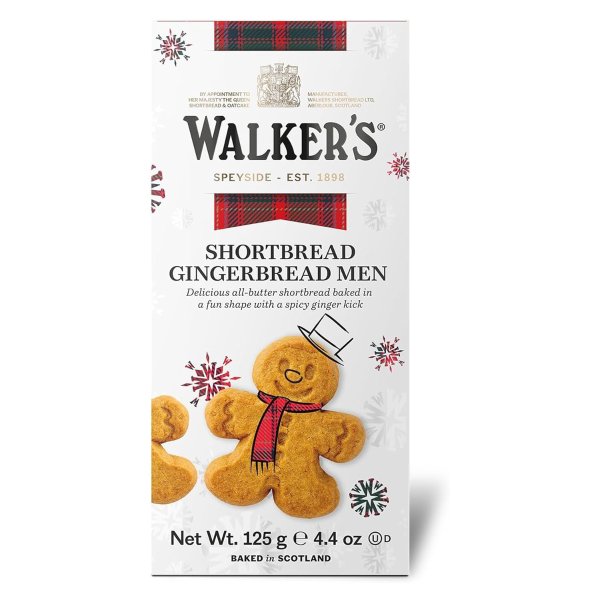 Walker's Gingerbread Men All-Butter Shortbread Cookies 4.4oz