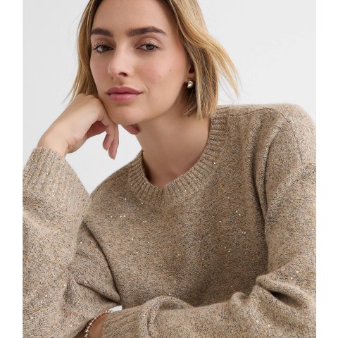 Shimmer 宽松细闪卫衣