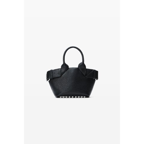 Alexander WangRhett Small Black Leather Tote