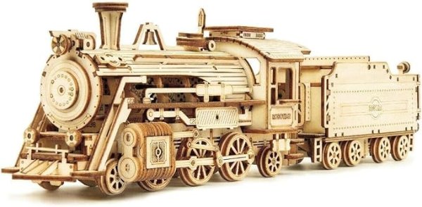 ROKR Wooden 3D Puzzle Prime Steam Express 12.1 Inch