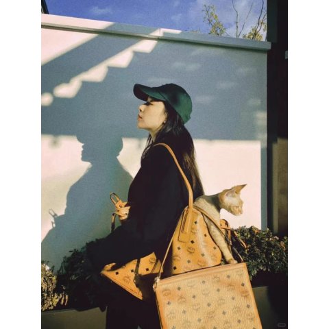 Visetos 双面托特包 阚清子同款红色