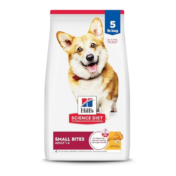 Adult 1-6 Small Kibble Chicken Dry Dog Food 5 lb