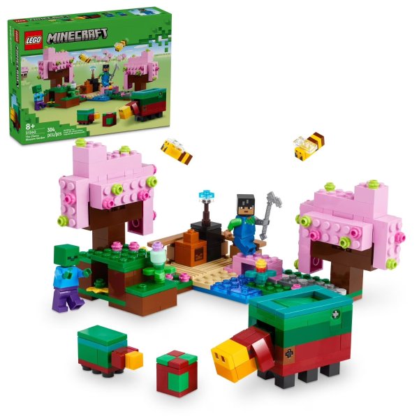 LEGO 21260 Cherry Blossom Garden Building Set