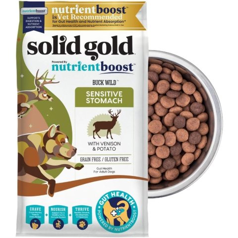 Solid Gold Nutrientboost Venison Pumpkin Dog Food 22LB