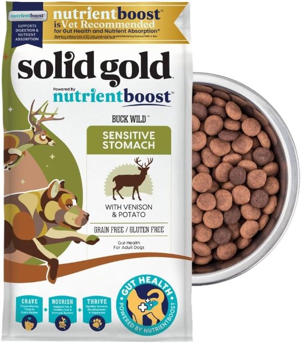 Solid Gold Nutrientboost 鹿肉南瓜粮 22磅