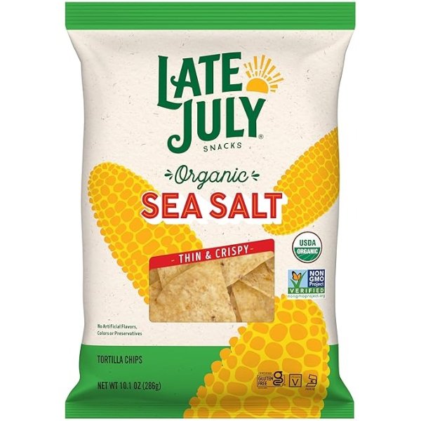 Sea Salt Organic Tortilla Chips, 10.1 Oz Bag