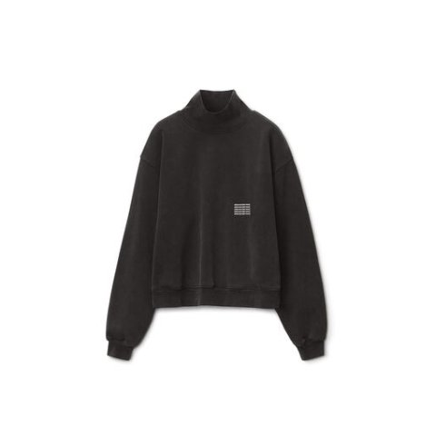 Alexander WangHigh Neck Sweatshirt Dense Fleece