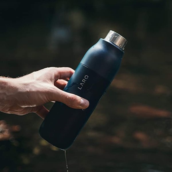 Insulated Self-Cleaning and Stainless Steel Water Bottle With UV Water Purifier