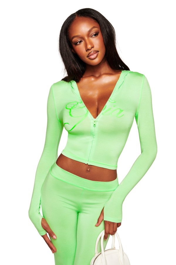 Blare Hoodie Neon Green