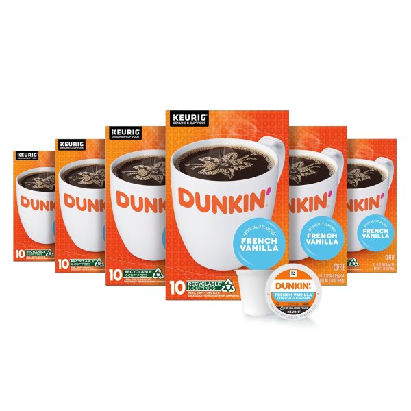 Dunkin' 法式香草咖啡胶囊 60粒