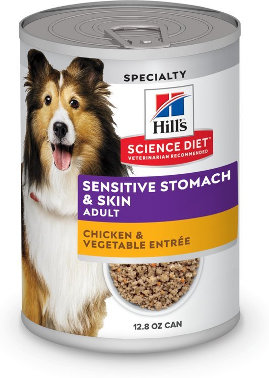 Hill's Science Diet Chicken Vegetable Wet Dog Food 12 Cans