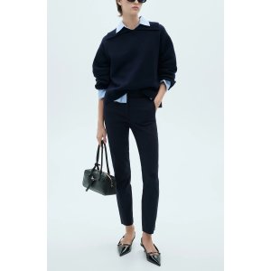 Mango 修身九分裤