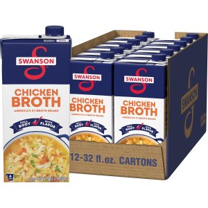 Swanson 鸡汤 946毫升 12盒装