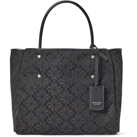 kate spade Spade Flower Medium Tote Black
