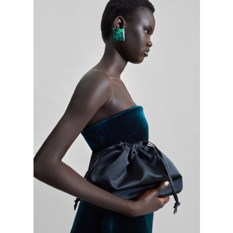 The Frankie ShopMorgan Satin Small Pouch