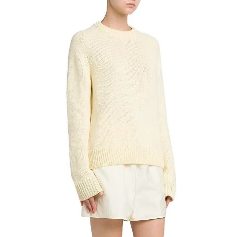 棉羊毛纹理毛衣