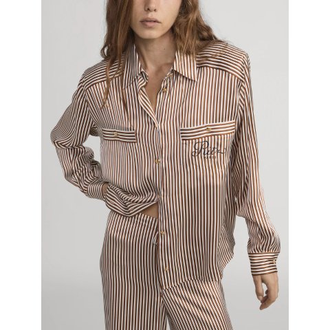 Ritz 条纹睡衣衬衫