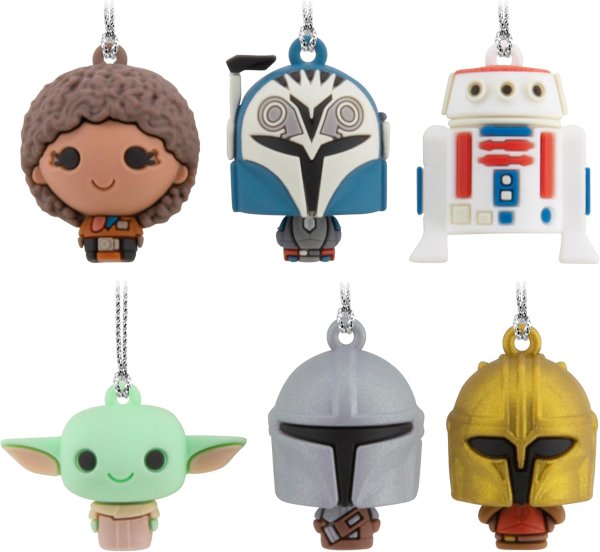 Hallmark Star Wars Mandalorian Mini Christmas Ornaments Set of 6