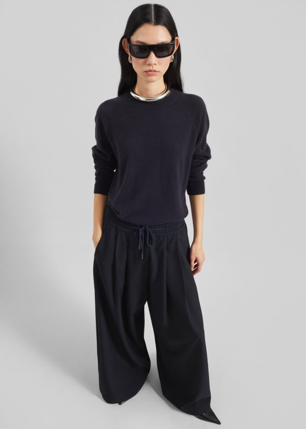 Corlen Pleated Wide Pants
