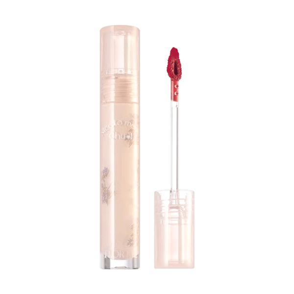 FLORTTE Kiss Dewy Lip Glaze #04 Crystal Hawthorn 2.8g