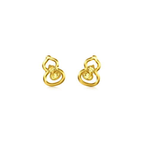 Chow Sang Sang金葫芦耳钉