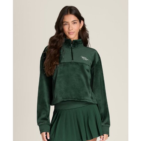 WilsonDavenport Fleece Popover Velour Feel