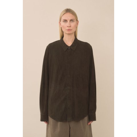 Lauren ManoogianSoft Suede Shirt Hand Stitched