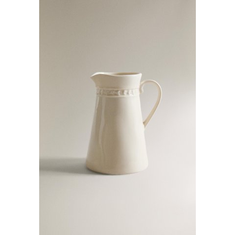 ZaraRaised Design Cream Pitcher