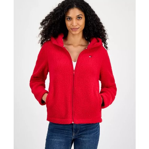 Women s Sherpa Zip-Front Jacket