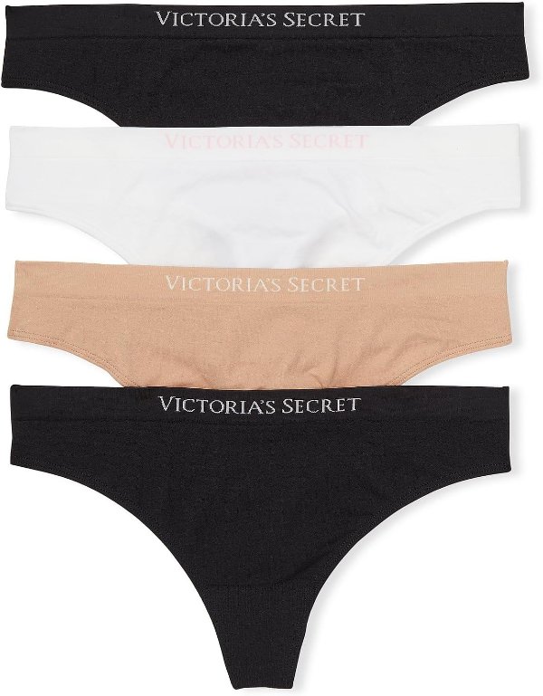 Victoria's Secret Women's Seamless Thong Multipack