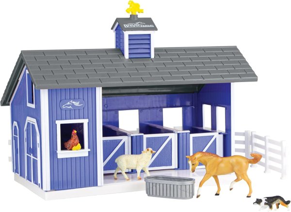 Breyer Farms 59241 Blue Barn Playset 1:32 Scale