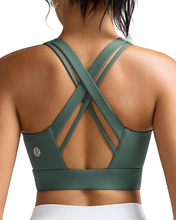 RUNNING GIRL High Support Criss-Cross Sports Bra