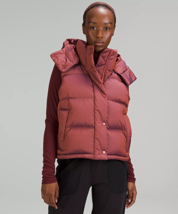 Wunder Puff 短款羽绒马甲 600蓬松度