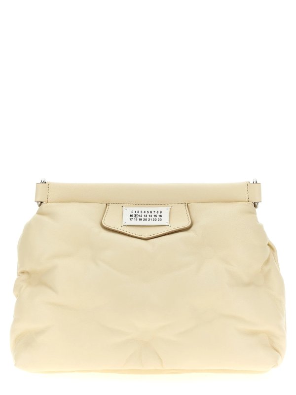 Glam Slam Classique Small Crossbody Bag Beige
