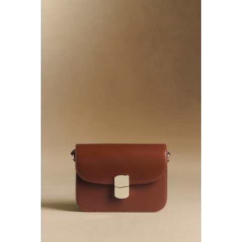 Milo Mini Classic 光面皮革斜挎包